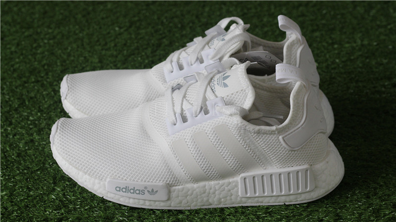 Real Boost Adidas NMD Mesh Triple White